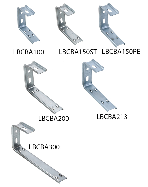 LBC cable basket ceiling brackets range image