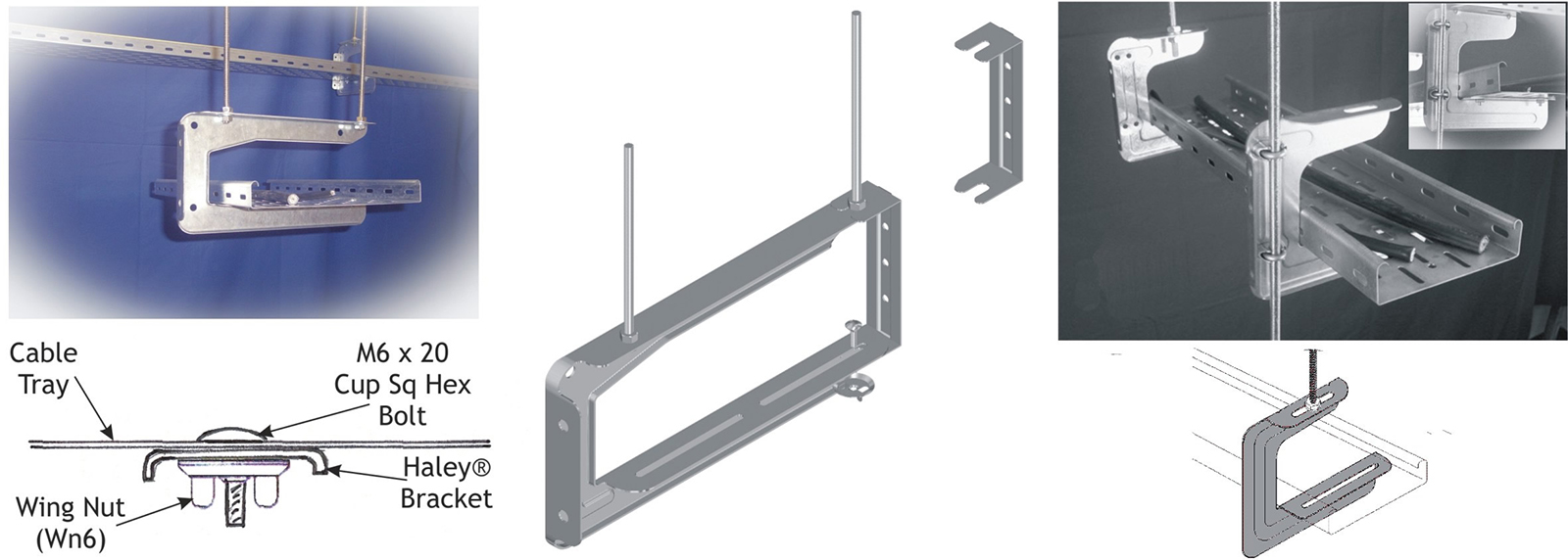 Suspension brackets applications